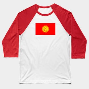 New Flag of Kyrgyzstan Baseball T-Shirt